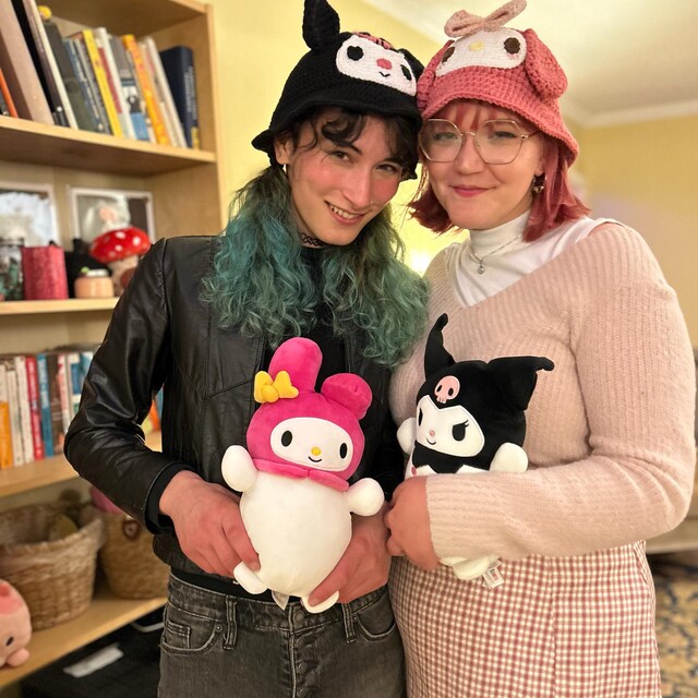 Crochet My Melody and Kuromi Sanrio Bucket Hat Matching Couple