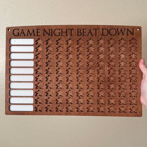 10x10 Game Tracker / Board Game Tracker / Game Challenge Board / Board ...