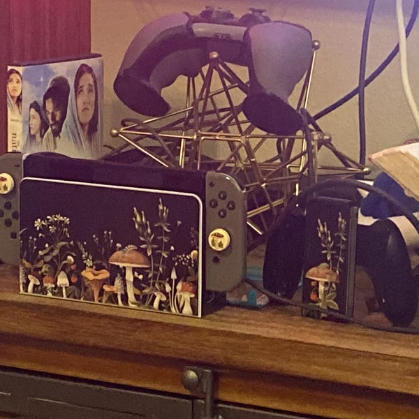 Cottagecore Nintendo Switch Skin Decal for Console Joy-con and Dock - Etsy