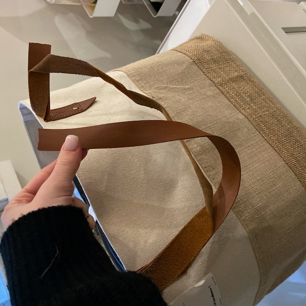 Teacher Tote Mini Canvas Bag with Charm
