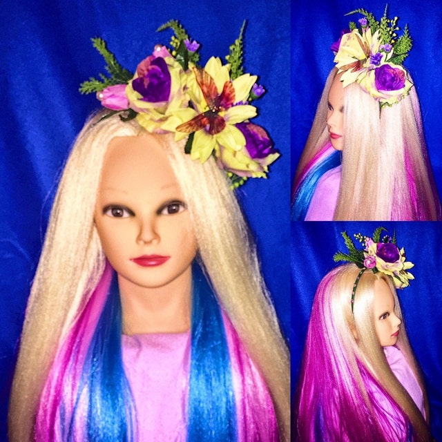 Pretty Faerie wing hair adornment Etsy