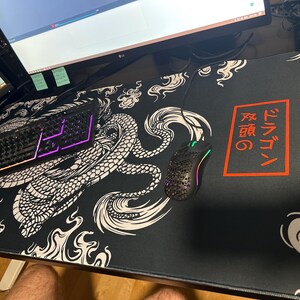 G-DRAGON Übermensch 展示会 DESK MAT 新品未使用 Amazon.com : Black and White Mouse Pad Extra Large Gaming