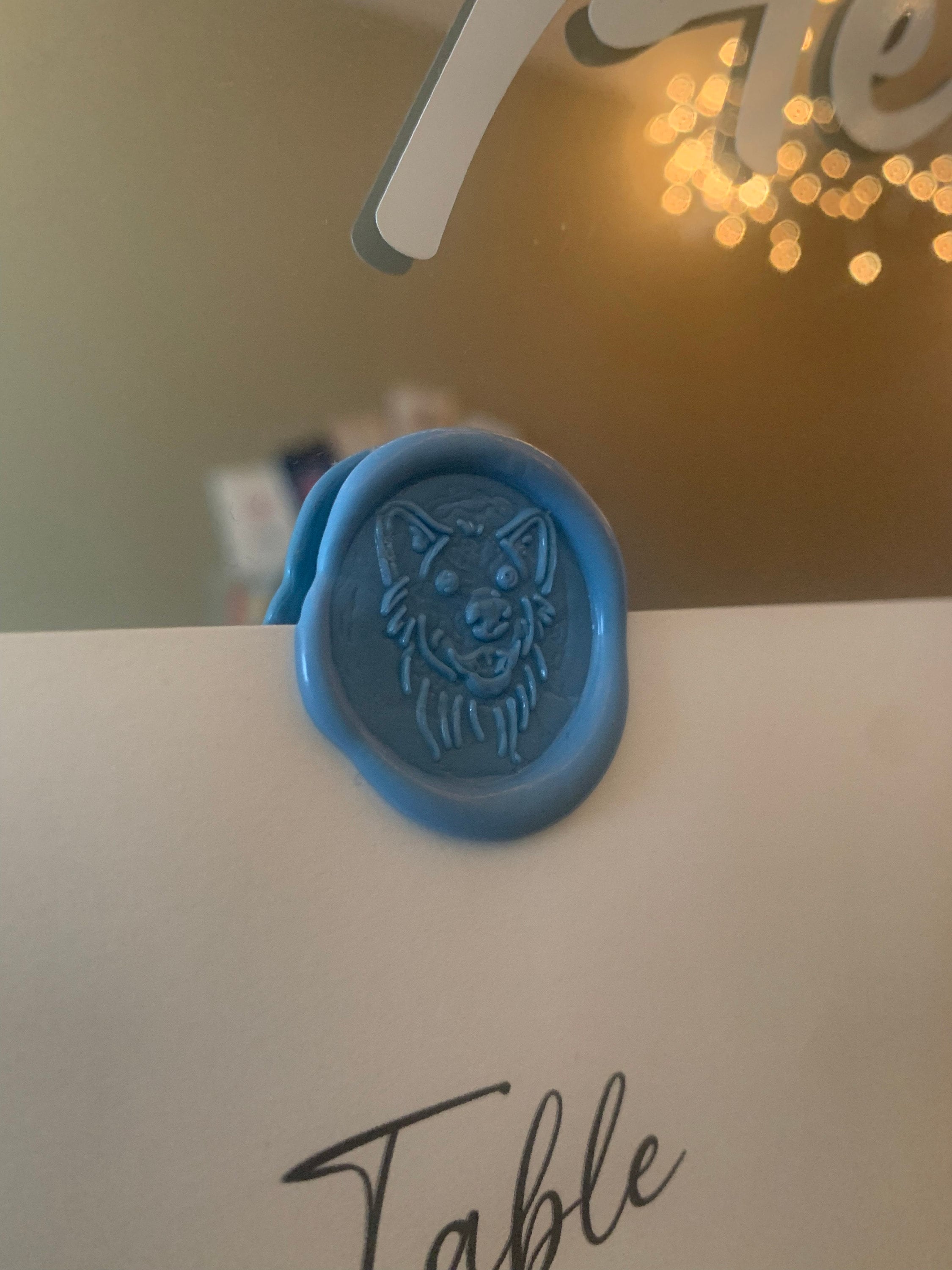 Custom Pet Portrait Wax Seal Stamp - Personalized Wax Seal for Dog Lovers - Unique Pet Photo Stamp Gift
