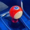 Orange 5 Pool Ball Shift Knob Kit 13 15 18 Eaton Fuller Peterbilt Freightliner E - Foto 3