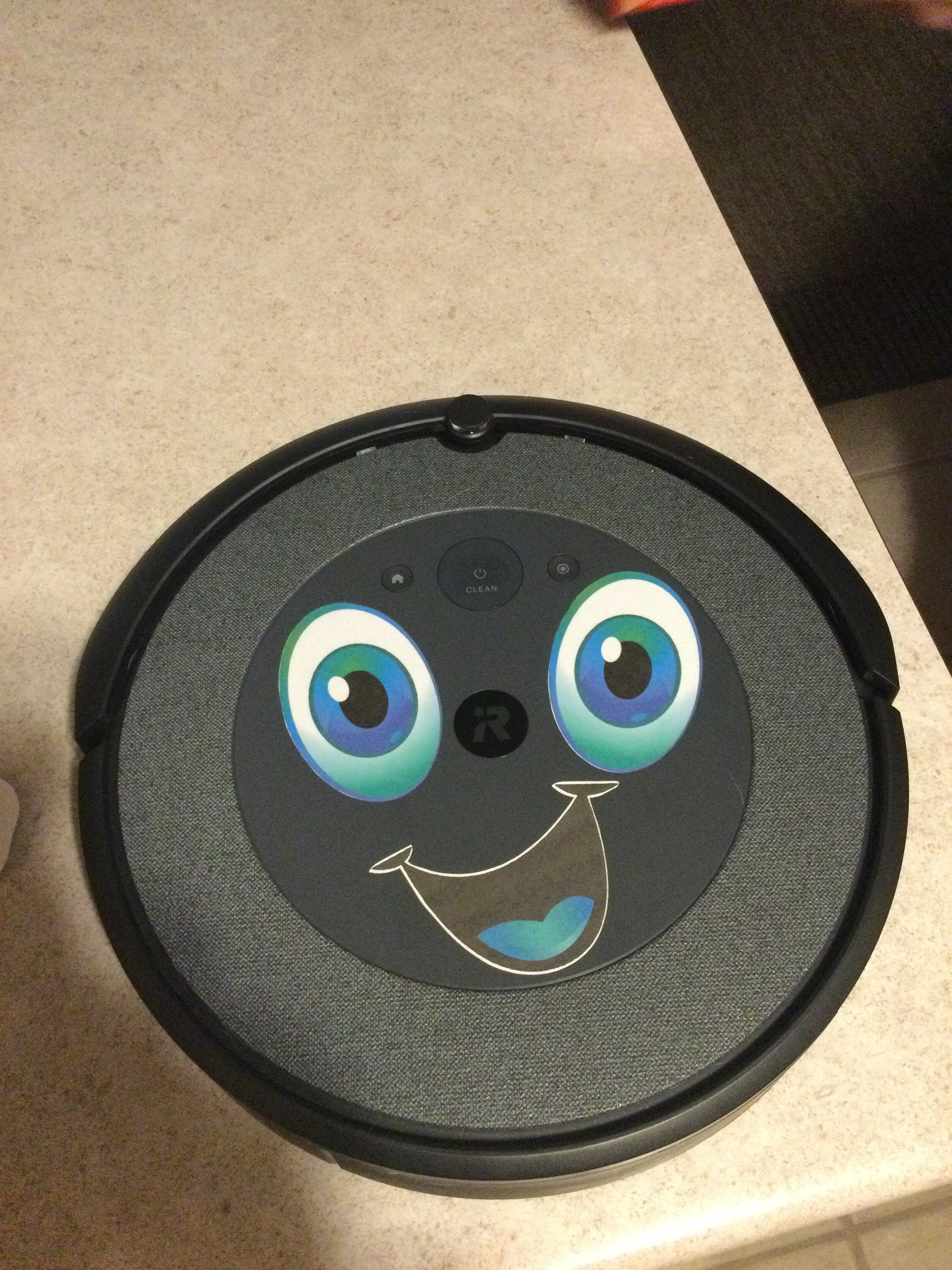 Decal sticker for robot vacuum cleaner, laptop