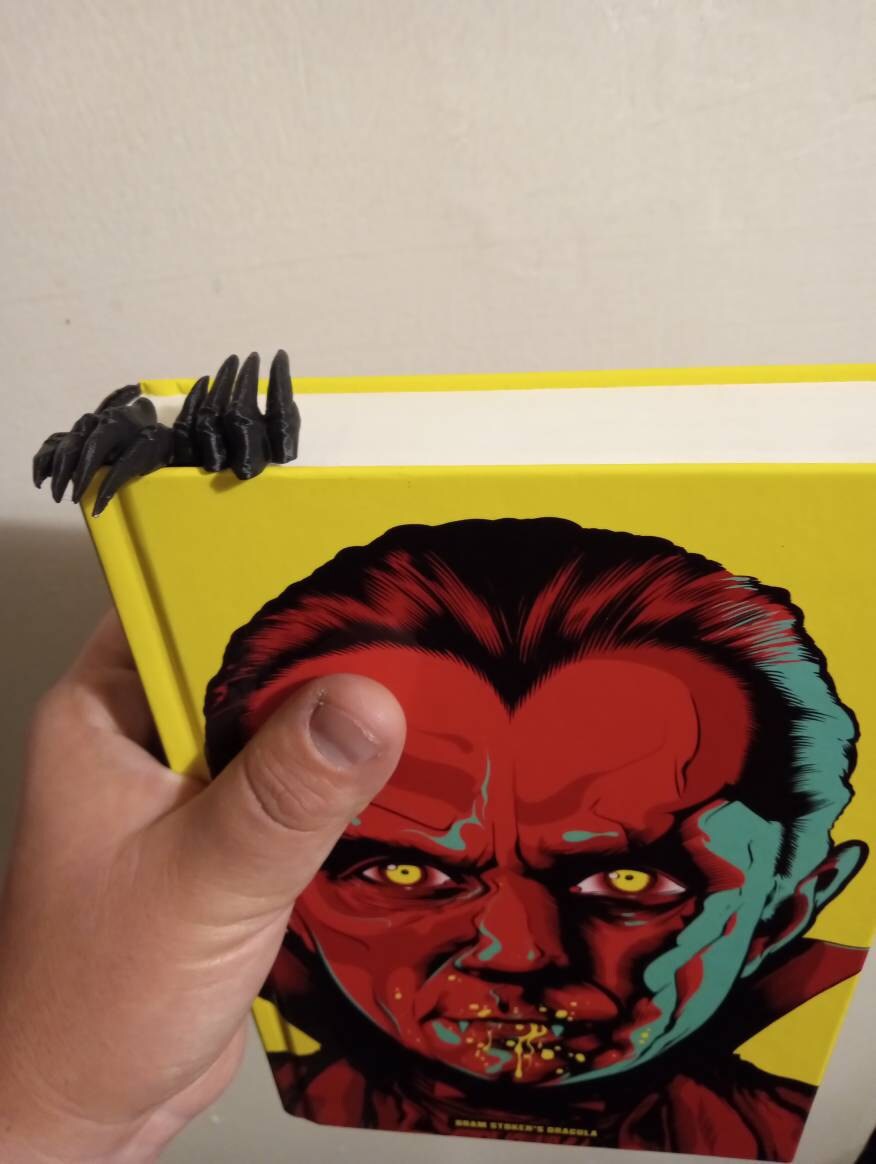 Scary Claws Bookmark