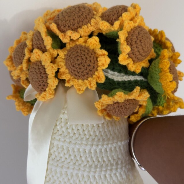 HNCOWPTU Flower Blanket Afgewerkt boeket deken handgemaakte gehaakte deken met bloemen - zachte en lichte gebreide deken - perfect voor verjaardag, bruiloft, Valentijnsdag en wooncultuur