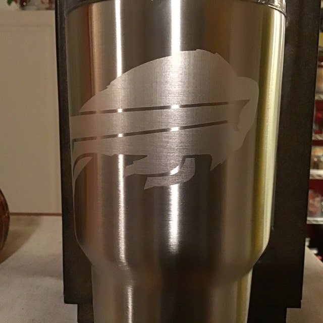 30oz Yeti Wisconsin Badgers Engraved Stainless Steel Thermos