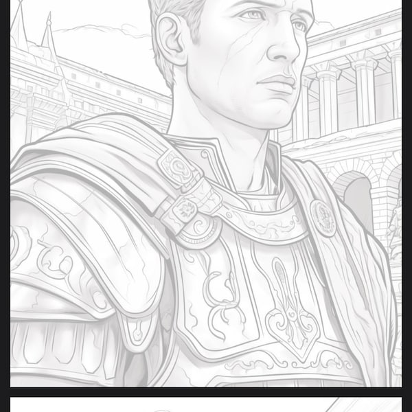 50 Ancient Rome Coloring Pages - Adult and Kids Coloring Book, History ...