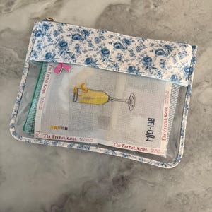 Back in stock! Needlepoint Project Pouch