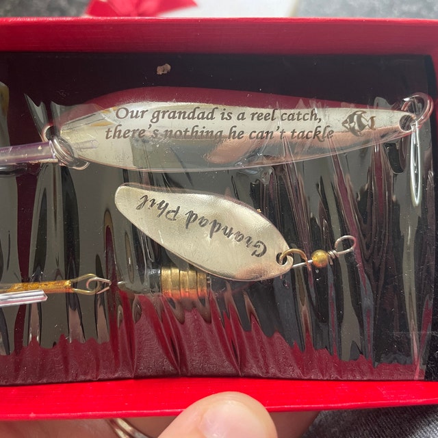 Christmas 1st Wedding Fishing Lure Fisherman Gifts for Husband Boyfriend  Mens Couple Gift Happy Anniversary Keepsake Gift for Him Christmas Birthday  : Buy Online at Best Price in KSA - Souq is