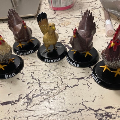 Silver Laced Wyandotte Hen Figure or Ornament Hand Painted Chicken - Etsy