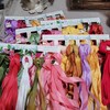 4mm Set 37 Meters Variegated Silk Ribbon, 100 % Pure Silk, Ribbon ...