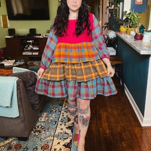 Puff Sleeve Peplum Dress Sewing Pattern - Etsy