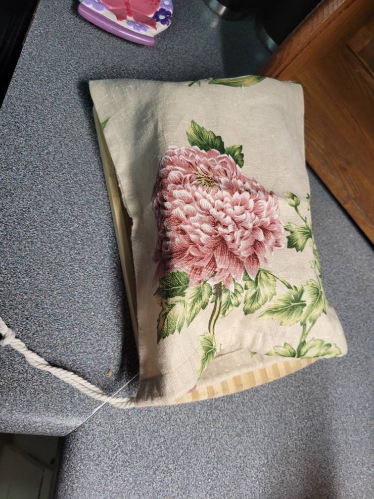 Linen Bread Bag, Bread Bag for Homemade Sourdough Bread, Reusable Produce Bag, Food Storage, Made in USA, Bread Baker Gift