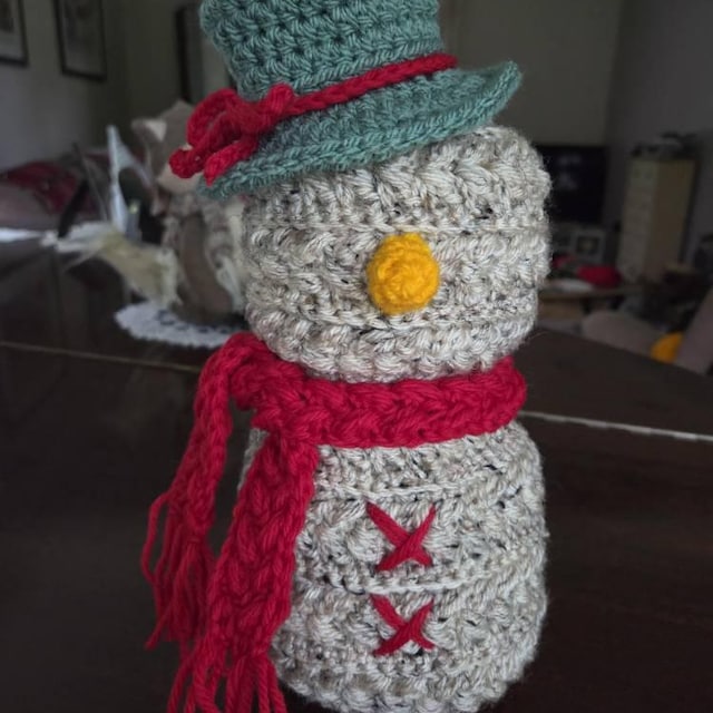 A customer's finished Wheat Stitch Santa and Elf Hat Crochet Pattern