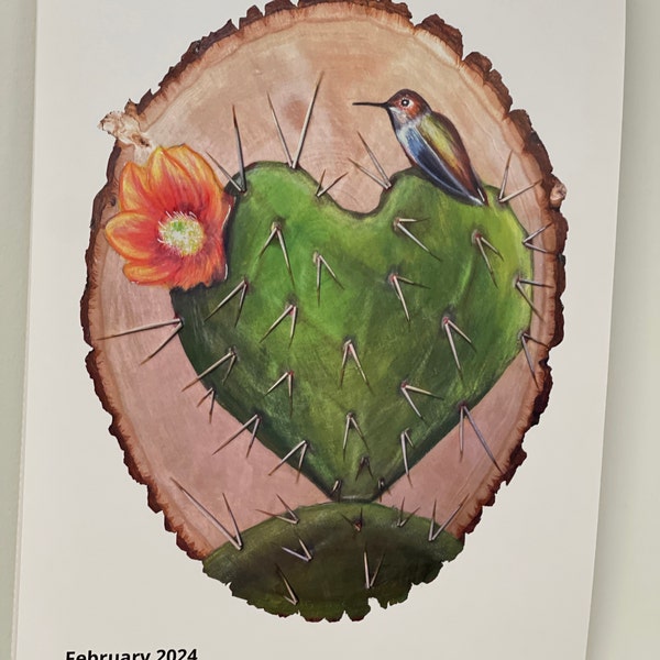 Corazon Espinado Sticker, Nopal Sticker, Cactus Sticker, Mexican ...