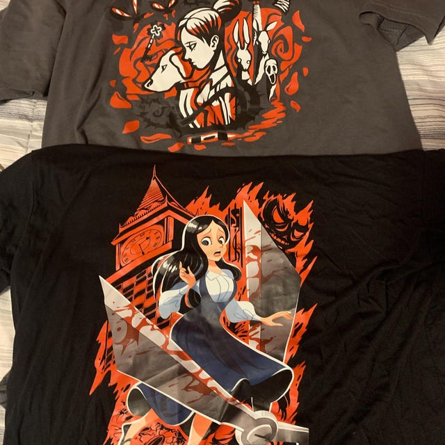 クロックタワー　CLOCK TOWER Tシャツ　Lサイズ クロックタワー T シャツ // シザーマン // ファースト フィアー