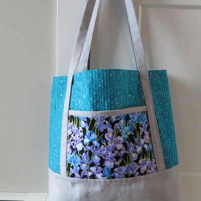 Kate Beach Bag Pattern, Large Tote Bag Pattern, Tote Bag Tutorial, PDF ...