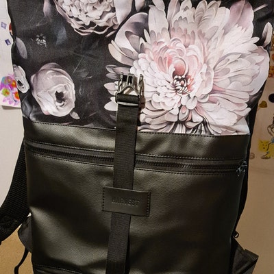 Floral Backpack for Women Floral Rucksack Women Floral - Etsy