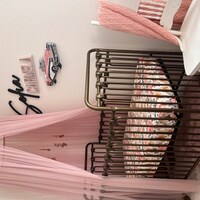 ZIQINPSQ Hausbett-Baldachin Regenbogen - Bettvorhänge 95x480cm Polyester