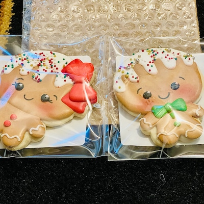 Mini Spring Flowers Hand Decorated Sugar Cookies Custom - Etsy