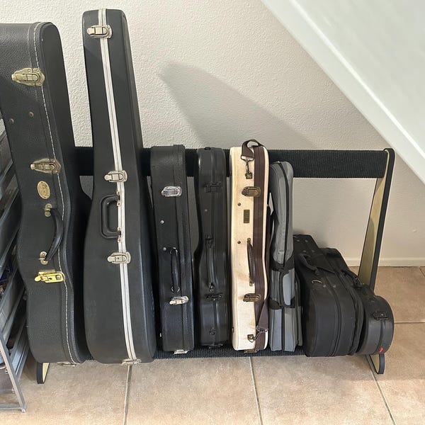 Premium Instrument Case Stand for Guitar, Violin, Mandolin, Banjo ...