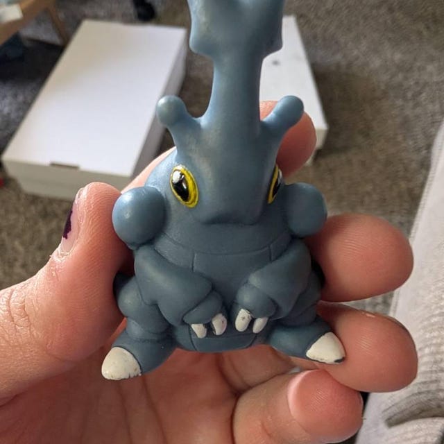 ポケモン ヘラクロス フィギュア 指人形 1998年 任天堂 バンダイ PVC