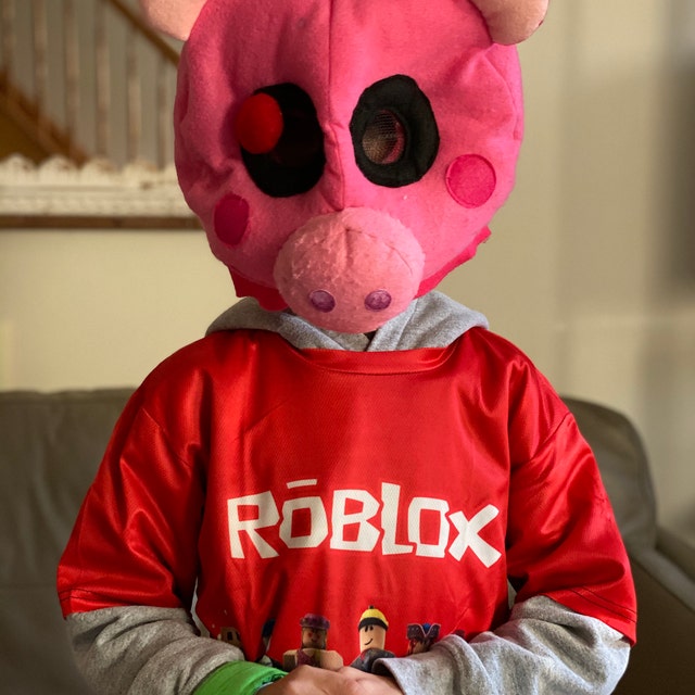 Roblox Head Mask Costume for Kids Ages 4 CUSTOM Mouth/ Skin/ 