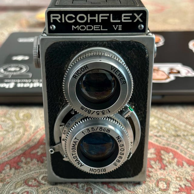 Ricoh Ricohlfex VII Vintage TLR Medium Format Film Camera