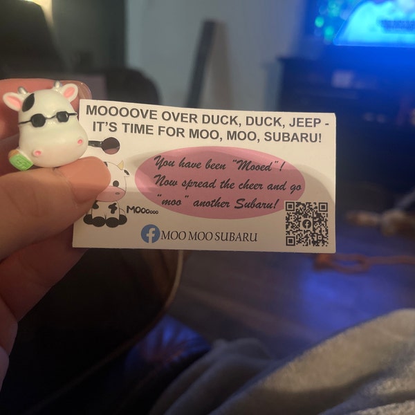 Moo Moo Subaru Starter Pack - Etsy