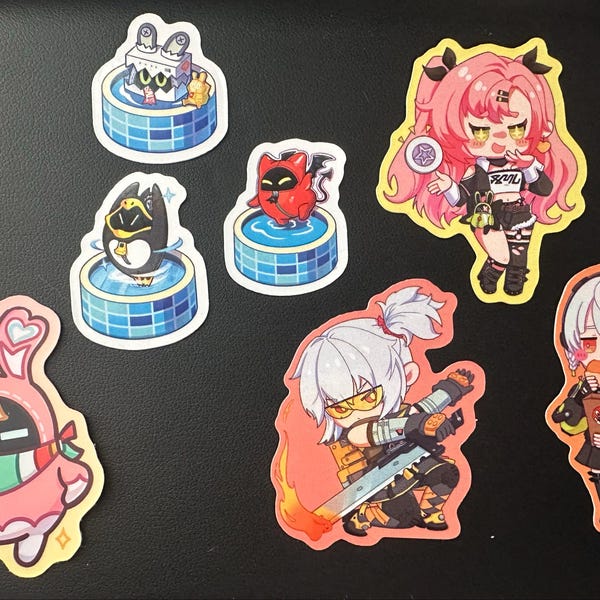 Zzz Razer Sticker Zenless Zone Zero Character Stickers: ZZZ Sticker, Vinyl Sticker for ...