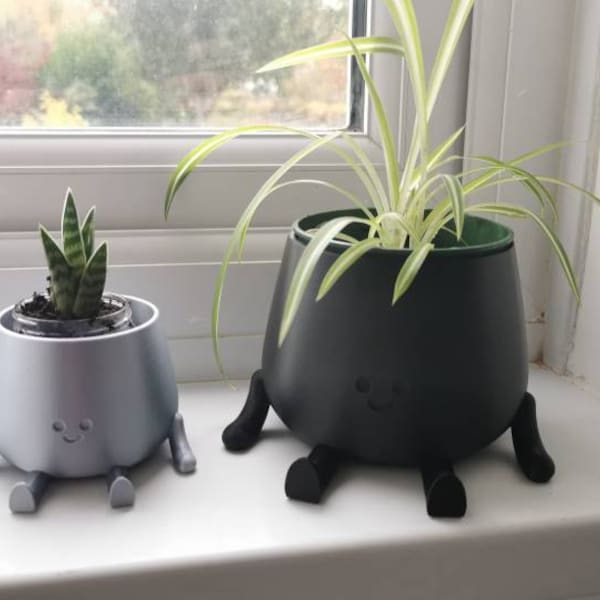People Planter 3D Printed - Succulent Planter Pot - Little People Pot For Succulents - Air Plant Holder - Succulent Planters