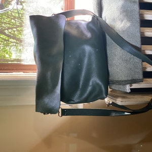 Leather Crossbody Bag. Leather Bag. Handmade Leather Bag. UN the ...