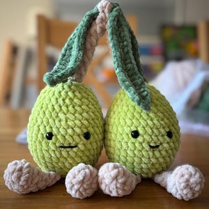Crochet Olive Pattern | Jellycat-inspired Pair of Olives
