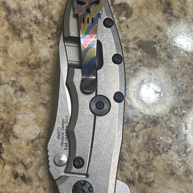 Zero Tolerance ZT0562 Pocket Clip With Skull Design - Etsy