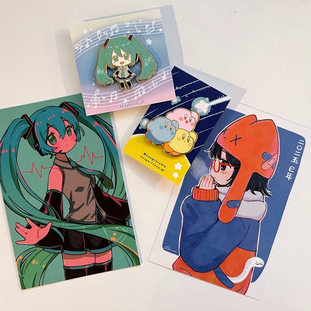 Hatsune Miku Postcard/mini Print - Etsy