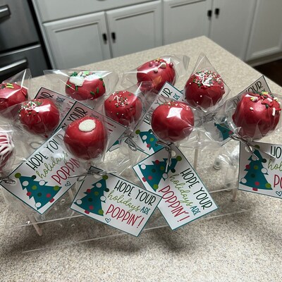 Hope Your Holidays Are Poppin' Printable Christmas Tags to Pair W/ Pop ...