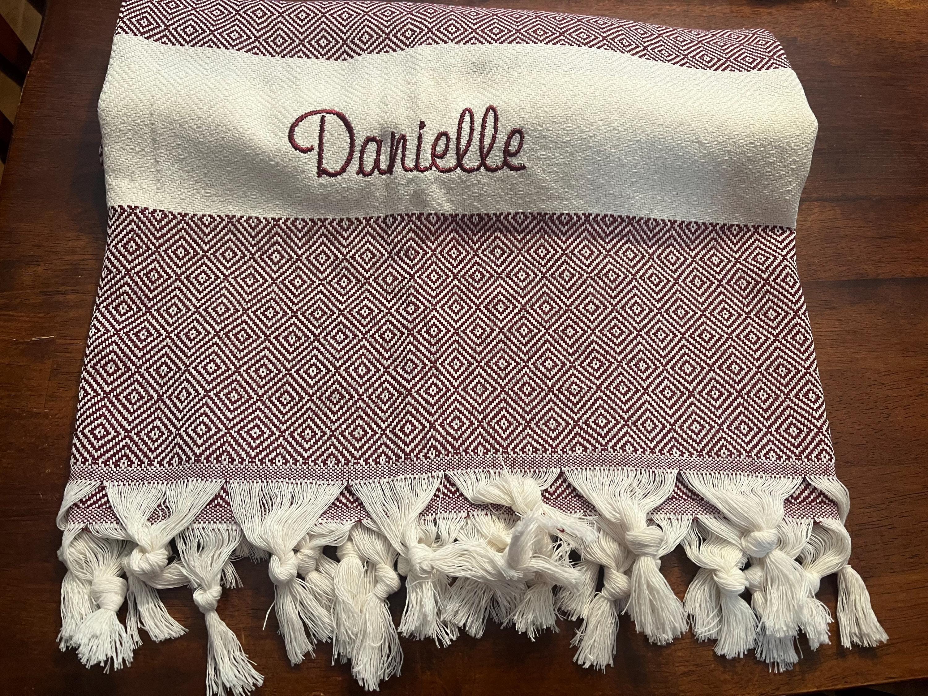 Personalized Beach Towel Gifts, Personalized Gifts, Bachelorette Party Favor, Bridesmaid Gift, Gift For Her, Turkish Towel, Christmas Gifts