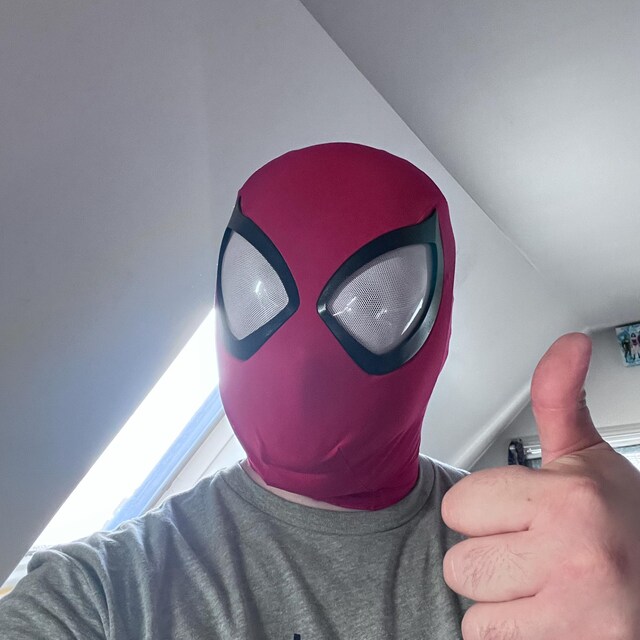 ラストスタンド・スパイダーマン シェルマスク+コスプレ衣装二着分（2XL相当） ラストスタンド・スパイダーマン シェルマスク+コスプレ衣装二着