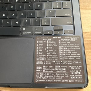 Synnerlogic (M1 + Intel) Autocollant en vinyle pour clavier Mac OS