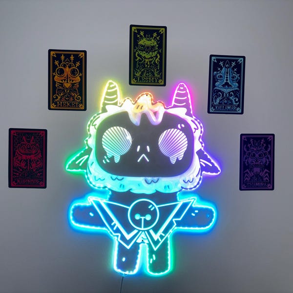Power Rangers Chroma Shape Light Sign, Man Cave Night Light, Neon ...