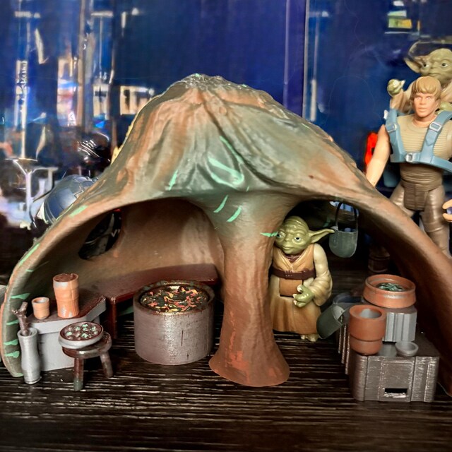 スター・ウォーズ ヨーダの小屋 ダゴバ ディスプレイジオラマ ブラック