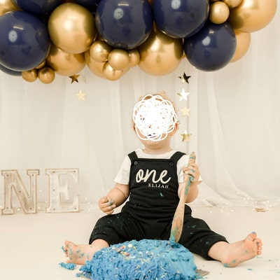 3 Piece Emerald Green Cake Smash Outfit - 1st Birthday Set main image 1