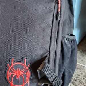 Spider-man Miles Morales Graffiti Chest Emblem Embroidered - Etsy