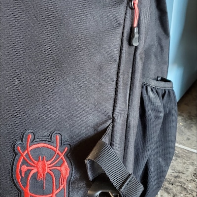 Spider-man Miles Morales Graffiti Chest Emblem Embroidered Patch, Iron ...