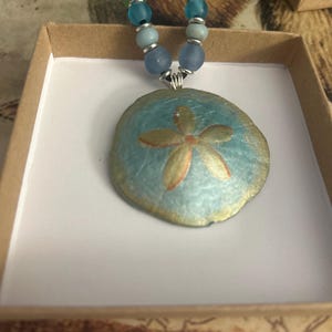 Sand Dollar Pendant old Orchard Beach - Etsy