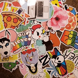 100 Sticker Pack Cool Animals Art Design Decals for Laptop - Etsy