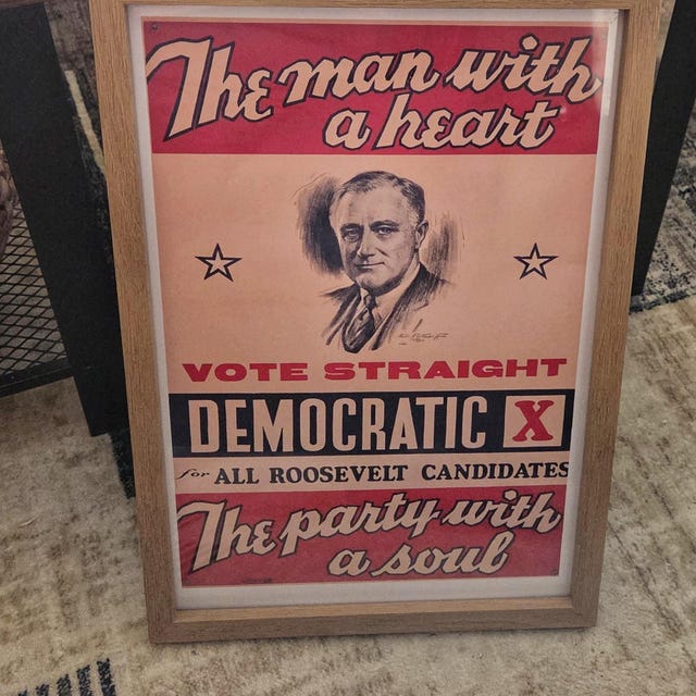 ルーズベルト大統領再選 1941年 ポスター 20 x 30 - Etsy 日本