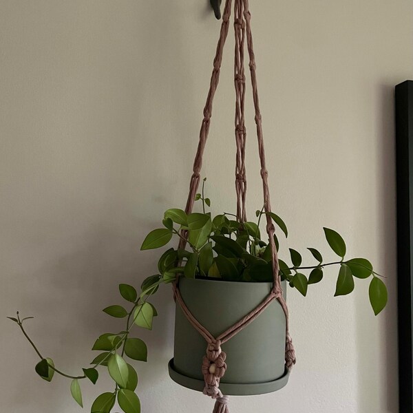 Photo inspiration: 2 Pack Minimalist Macrame Plant Hangers Long Plant Hanger Photo Inspiration